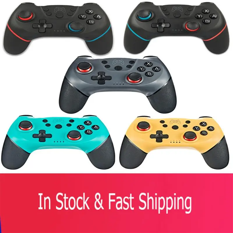 Pro Wireless Bluetooth Gamepad NS-Switch Game Joystick Controller For Video Switch Console With 6-axis Gamepad Cable 2020
Pro Wireless Bluetooth Gamepad NS-Switch Game Joystick Controller For Video Switch Console With 6-axis Gamepad Cable 2020