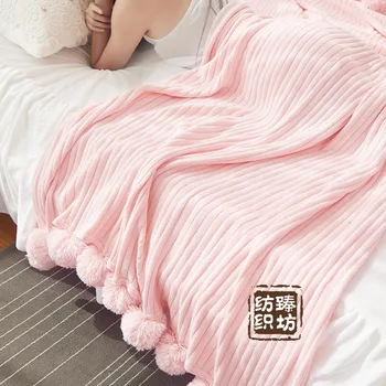 FREE SHIPPING Pom Pom Lovely Knitted Throw Blankets for Beds
FREE SHIPPING Pom Pom Lovely Knitted Throw Blankets for Beds