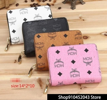 Luxury Designer Brand MCM Wallet women Purses High Quality Black Brown Bifold Wallet Zipper Coin Purse Wallets MC11
Luxury Designer Brand MCM Wallet women Purses High Quality Black Brown Bifold Wallet Zipper Coin Purse Wallets MC11