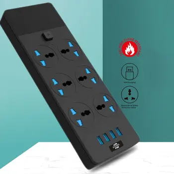 European Standard USB Port Socket Power Strip Household USB Charger Adapter Black Intelligent Power Strip
European Standard USB Port Socket Power Strip Household USB Charger Adapter Black Intelligent Power Strip