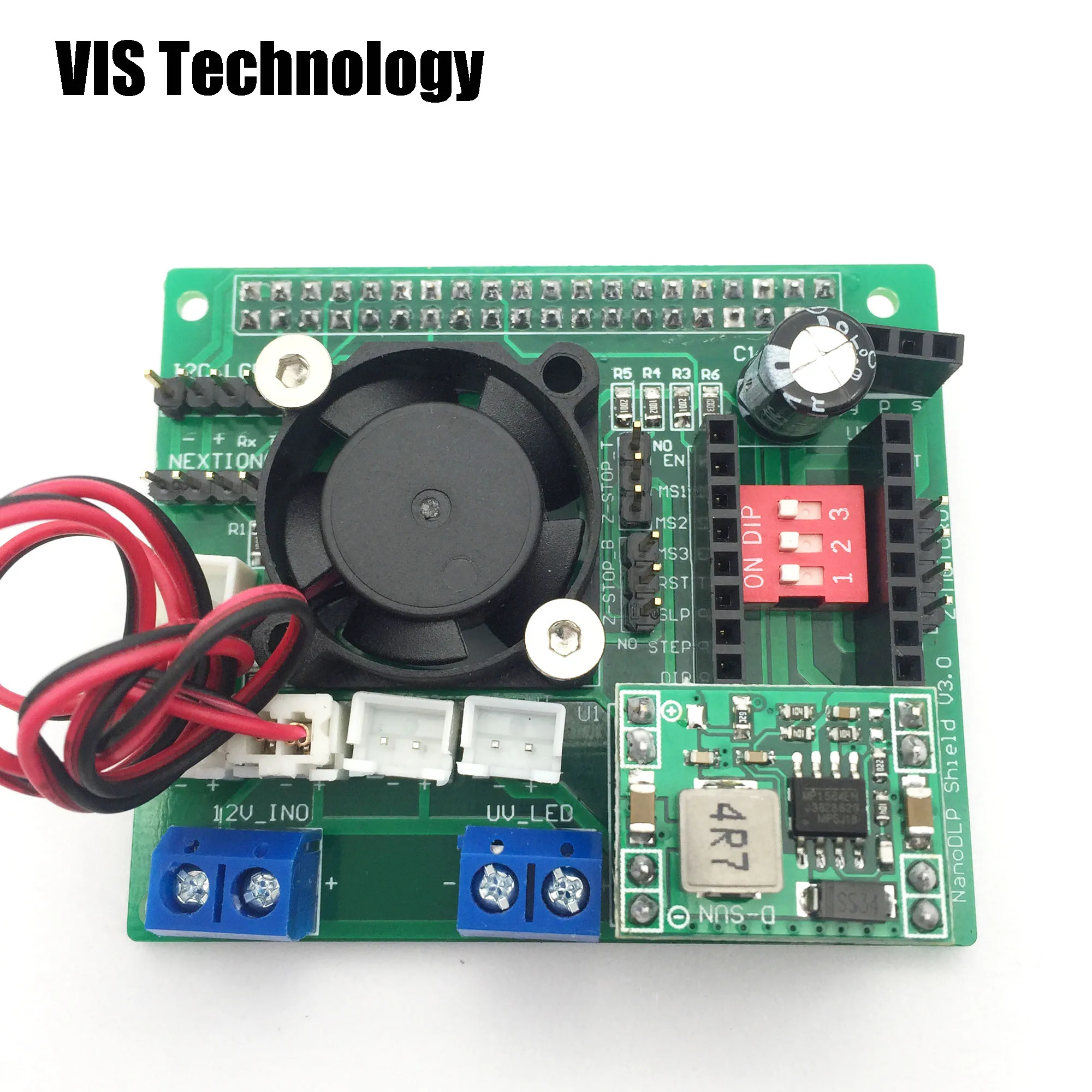 1 компл. хорошо паяльная панель Nanodlp V3.0 с A4988 или DRV8825 для SLA Nano printer Thingiverse TOS|Детали и