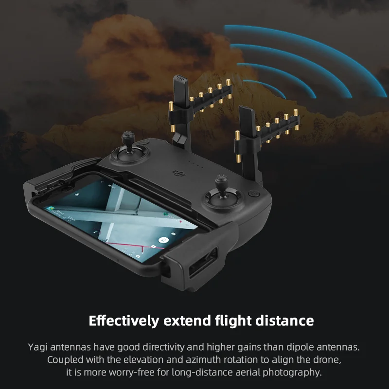 Description Picture 6 of itemRemote Controller Yagi Antenna Signal Booster Range Extender for DJI Mavic Mini 1/SE Air Spark 2 Pro Zoom FIMI X8 SE 2020