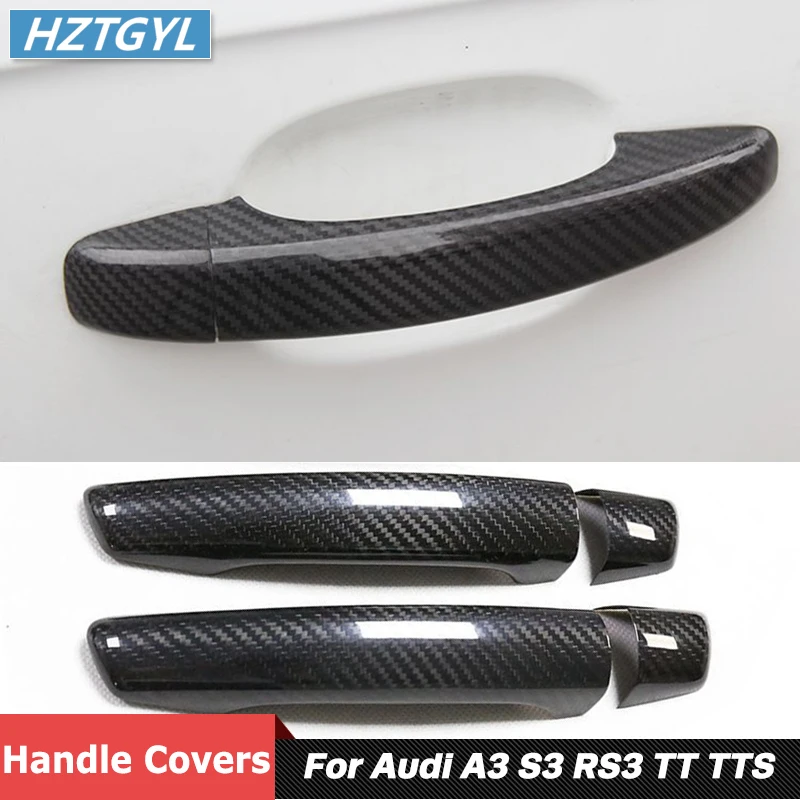 Dry Carbon Material Car Exterior Door Handle Covers Trim For Audi A3 S3 14-20 RS3 TT TTS 16-21
Dry Carbon Material Car Exterior Door Handle Covers Trim For Audi A3 S3 14-20 RS3 TT TTS 16-21