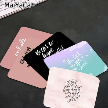 MaiYaCa Motivational Quotes Word in pink marble small Mouse pad Computer mat Smooth Writing Pad Desktops Mate gaming mouse pad
MaiYaCa Motivational Quotes Word in pink marble small Mouse pad Computer mat Smooth Writing Pad Desktops Mate gaming mouse pad