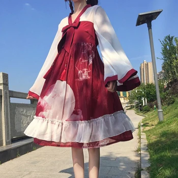 Fairy Lolita Dress For Women Japanese Princess Dress Party Club Cosplay Costume Red Victorian Dress Loli Kawaii Clothing BL4337
Fairy Lolita Dress For Women Japanese Princess Dress Party Club Cosplay Costume Red Victorian Dress Loli Kawaii Clothing BL4337