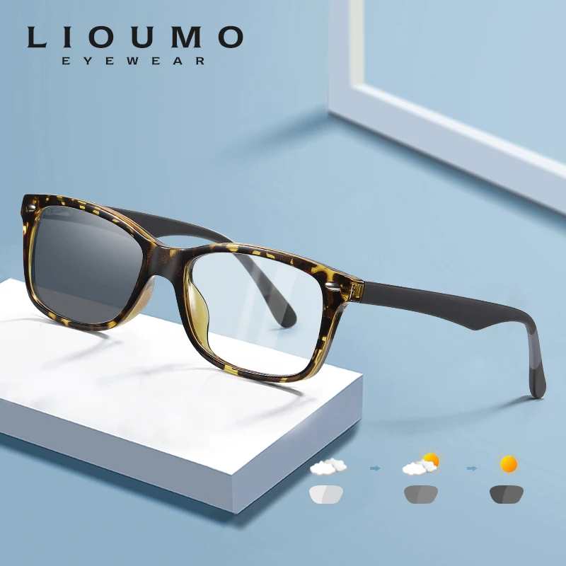 LIOUMO Classic Square Eyeglasses Men Women Photochromic Blue Light Blocking Glasses For Gaming lentes filtro azul
LIOUMO Classic Square Eyeglasses Men Women Photochromic Blue Light Blocking Glasses For Gaming lentes filtro azul