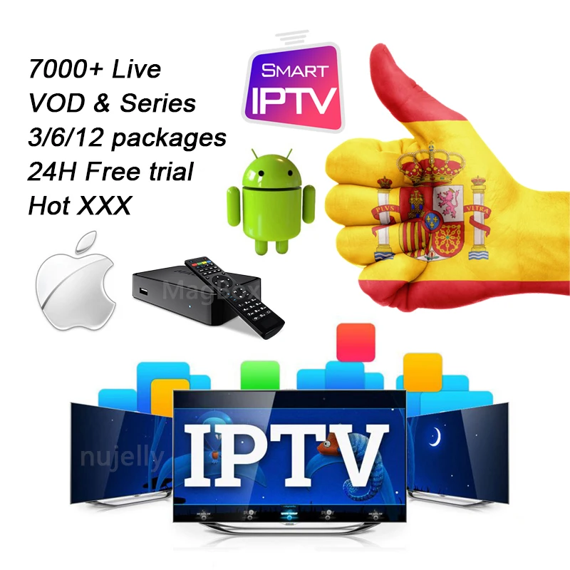 Spain Germany Iptv Subscription M3u Code 7000+ 4K FHD HD Live Vod Series Hot XXX France USA CA 1 Year Smart TV Android Tv Box
Spain Germany Iptv Subscription M3u Code 7000+ 4K FHD HD Live Vod Series Hot XXX France USA CA 1 Year Smart TV Android Tv Box