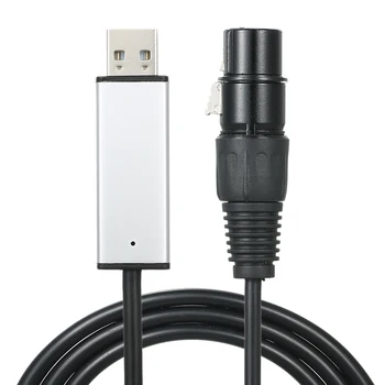 DMX512 Stage Lighting Controller Dimmer USB to DMX Interface Adapter USB Cable To Computer for Stage Light
DMX512 Stage Lighting Controller Dimmer USB to DMX Interface Adapter USB Cable To Computer for Stage Light