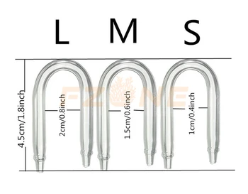 5PCS Glass U Shape Connector For 4mm Aquarium CO2 Pipe And Air Pump Tube Using In Fish And Plant Tank, Free Shipping
5PCS Glass U Shape Connector For 4mm Aquarium CO2 Pipe And Air Pump Tube Using In Fish And Plant Tank, Free Shipping