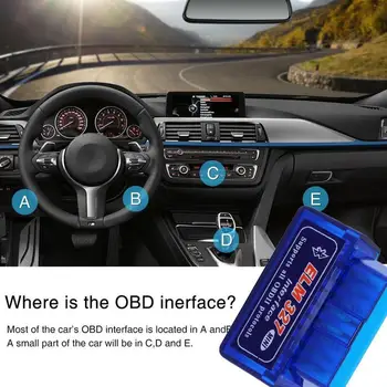 Automobile Fault Detector Bluetooth ELM327 Scanner Tool Diagnostic For Android Car Reader OBDII obd2 Windows Code P5E1
Automobile Fault Detector Bluetooth ELM327 Scanner Tool Diagnostic For Android Car Reader OBDII obd2 Windows Code P5E1