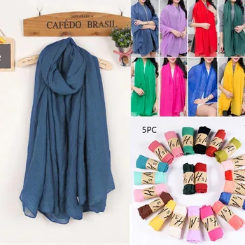 Scarfs For Women's Solid Color Lightweight Shawl Wraps Spring 5PC Scarf Gift reusable face-mask Fashion Mouth Face Scarf
Scarfs For Women's Solid Color Lightweight Shawl Wraps Spring 5PC Scarf Gift reusable face-mask Fashion Mouth Face Scarf