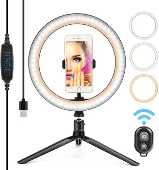 Profissional Selfie 10 inch Ring Light with Tripod Photography Ring Lighting Ring Lamp Bluetooth Remote for Makeup TikTok video
Profissional Selfie 10 inch Ring Light with Tripod Photography Ring Lighting Ring Lamp Bluetooth Remote for Makeup TikTok video