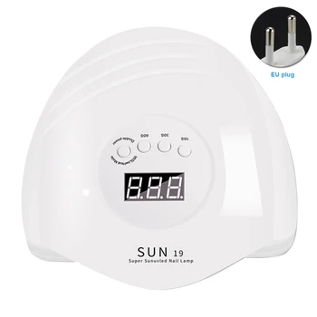 80W Manicure Equipment Timer Nail Dryer 4 Gears Fast Curing Auto Sensor Foot Hand Display Screen UV Polishing LED Lamp
80W Manicure Equipment Timer Nail Dryer 4 Gears Fast Curing Auto Sensor Foot Hand Display Screen UV Polishing LED Lamp