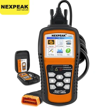 NEXPEAK NX501 OBD2 Automotive Scanner OBDII Code Reader Diagnostic Tool Check Engine Multi-languages Car Tools Full OBD2 Scanner
NEXPEAK NX501 OBD2 Automotive Scanner OBDII Code Reader Diagnostic Tool Check Engine Multi-languages Car Tools Full OBD2 Scanner