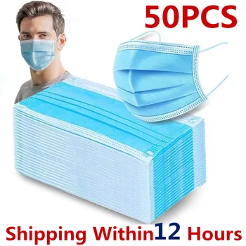 50Pcs 3 Layer Disposable Mask Non-woven Mascarillas Dust Face Mask Thickened Disposable Mouth Mask Dust Filter Safety mascaras
50Pcs 3 Layer Disposable Mask Non-woven Mascarillas Dust Face Mask Thickened Disposable Mouth Mask Dust Filter Safety mascaras