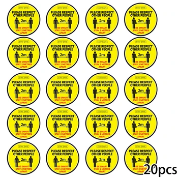5/10/20 Pcs Stickers Social Distancing Shop Floor Sticker Sign 30cm Anti Slip Stay Safe Sticker High Quality New
5/10/20 Pcs Stickers Social Distancing Shop Floor Sticker Sign 30cm Anti Slip Stay Safe Sticker High Quality New