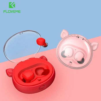 Floveme TWS5.0 Earphones Wireless Cute Bluetooth Earphone IPX 54 Headset Mini Sports Running Stereo 700mAh Earbuds 
Floveme TWS5.0 Earphones Wireless Cute Bluetooth Earphone IPX 54 Headset Mini Sports Running Stereo 700mAh Earbuds