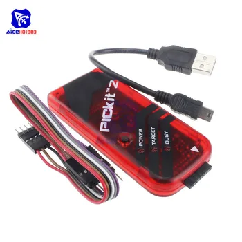 diymore PICKIT2 PIC Kit2 Simulator PICKit 2 Programmer Emluator with Mini USB Cable 6Pin Male to Male Dupont Wire
diymore PICKIT2 PIC Kit2 Simulator PICKit 2 Programmer Emluator with Mini USB Cable 6Pin Male to Male Dupont Wire