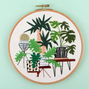 Plant Pattern Handmade Embroidery DIY Cotton Canvas Cross Stitch Mixed Color Embroidery Kits for Beginners
Plant Pattern Handmade Embroidery DIY Cotton Canvas Cross Stitch Mixed Color Embroidery Kits for Beginners