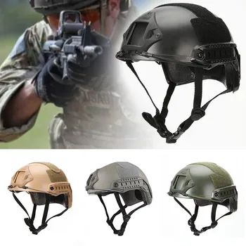Hunting Helmets Military Combat Cap Helmet with Side Rail Mount Airsoft Sports Helmet Outdoor Combat Fast Helmet Cover Tools
Hunting Helmets Military Combat Cap Helmet with Side Rail Mount Airsoft Sports Helmet Outdoor Combat Fast Helmet Cover Tools