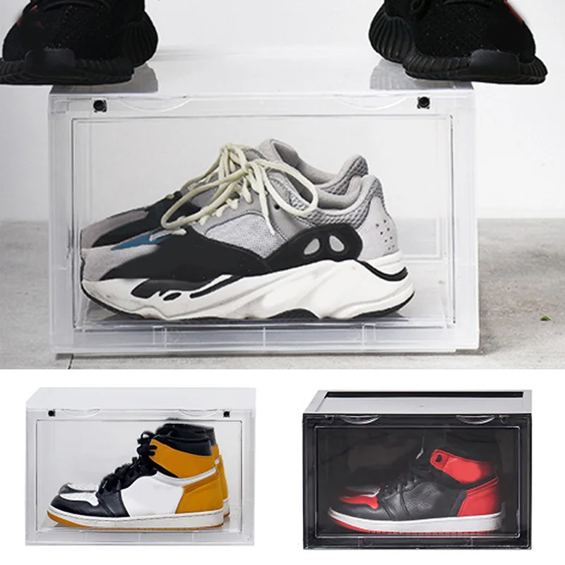 High Sneaker Shoe Box Acrylic Sneaker Display Box Shoes Storage Case Organizers Stackable Foldable KTC 66
High Sneaker Shoe Box Acrylic Sneaker Display Box Shoes Storage Case Organizers Stackable Foldable KTC 66