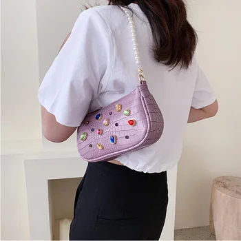 Mini Tote Bags For Women 2020 Luxury PU Leather Handbag Small Pearl Baguette Shoulder Bag Lady Crossbody Hand Bag Casual Clutch
Mini Tote Bags For Women 2020 Luxury PU Leather Handbag Small Pearl Baguette Shoulder Bag Lady Crossbody Hand Bag Casual Clutch