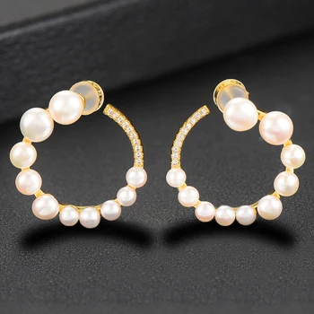 missvikki Luxury Popular Round Pearls Shiny Earrings Full Mirco Paved Crystal Naija Bridal Wedding Earring Jewelry 2020 New
missvikki Luxury Popular Round Pearls Shiny Earrings Full Mirco Paved Crystal Naija Bridal Wedding Earring Jewelry 2020 New