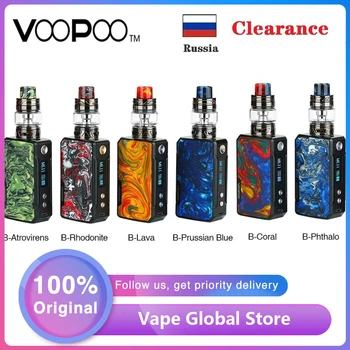 Russia Clearance!!! Original VOOPOO Drag Mini TC Kit wi/ 4400mAh Drag Mini Mod & 5ml UFORCE T2 Tank & Upgraded Firmware Mod Kit
Russia Clearance!!! Original VOOPOO Drag Mini TC Kit wi/ 4400mAh Drag Mini Mod & 5ml UFORCE T2 Tank & Upgraded Firmware Mod Kit