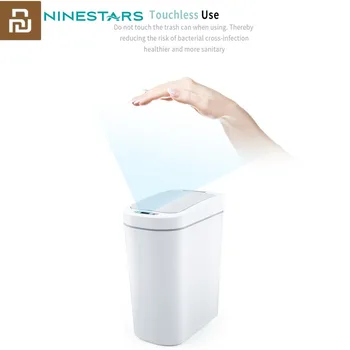 Hot NINESTARS Smart Trash Automatic Touchless Intelligent LED Induction Motion Sensor Kitchen Trash for xiaomi home Garbage Bin
Hot NINESTARS Smart Trash Automatic Touchless Intelligent LED Induction Motion Sensor Kitchen Trash for xiaomi home Garbage Bin