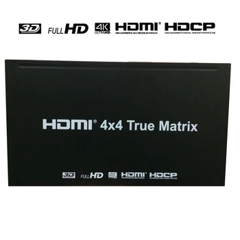 HDMI 4x4 True Matrix Full HD 4K 2K HDMI Switch Splitter 4 Input 4 Output 3D 1080P HDCP True Matrix Converter + AC Power Adapter
HDMI 4x4 True Matrix Full HD 4K 2K HDMI Switch Splitter 4 Input 4 Output 3D 1080P HDCP True Matrix Converter + AC Power Adapter