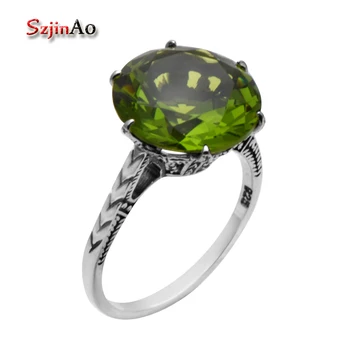 Szjinao Peridot Rings For Women 925 Sterling Silver Wedding Ring Gemstone Ladies Rings Bohemian Female Vintage Antique Jewelry
Szjinao Peridot Rings For Women 925 Sterling Silver Wedding Ring Gemstone Ladies Rings Bohemian Female Vintage Antique Jewelry