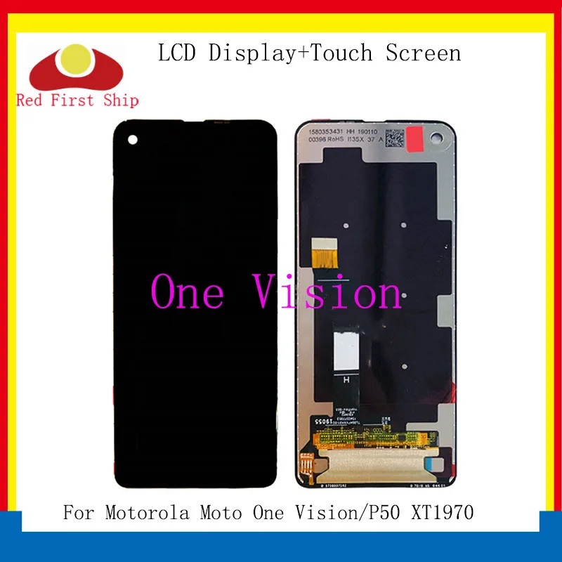 Original For Motorola Moto One Vision LCD One Vision Display Touch Screen Digiziter Assembly For Moto P50 lcd XT1970 Replacement
Original For Motorola Moto One Vision LCD One Vision Display Touch Screen Digiziter Assembly For Moto P50 lcd XT1970 Replacement