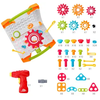 Children Toys Electric Drill Nut Disassembly Match Tool Educational Toys Assembled Blocks Sets Toys For Boys 
Children Toys Electric Drill Nut Disassembly Match Tool Educational Toys Assembled Blocks Sets Toys For Boys