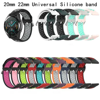 20mm/22mm Sport Band for galaxy watch 42/46mm Silicone Strap for amazfit GTR 47mm for Huawei GT 2e breathable band bracelet
20mm/22mm Sport Band for galaxy watch 42/46mm Silicone Strap for amazfit GTR 47mm for Huawei GT 2e breathable band bracelet