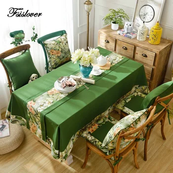 FSISLOVER Solid Waterproof Decorative Table Cloth Floral Print Tablecloth Rectangular Dining High Quality Polyester Table Cover
FSISLOVER Solid Waterproof Decorative Table Cloth Floral Print Tablecloth Rectangular Dining High Quality Polyester Table Cover