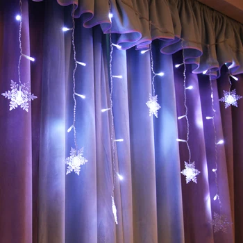 Sale US Plug Snowflake Lamps Wave Fairy Light LED Curtain String lights 110V Connectable For Holiday Party Room Home Decoration
Sale US Plug Snowflake Lamps Wave Fairy Light LED Curtain String lights 110V Connectable For Holiday Party Room Home Decoration