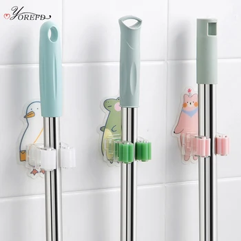 OYOREFD Strong Wall Mounted Broom Holder Cartoon Mop Holder Home Kitchen Gadgets Cleaning Tools Umbrella Hanging Fixed Clip
OYOREFD Strong Wall Mounted Broom Holder Cartoon Mop Holder Home Kitchen Gadgets Cleaning Tools Umbrella Hanging Fixed Clip