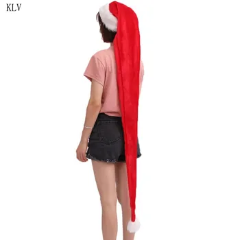 Novelty 5 Feelt Extra Long Tail Christmas Hat Classic Red White Soft Plush Women Men Elastic Santa Cap Holiday Party Supplies
Novelty 5 Feelt Extra Long Tail Christmas Hat Classic Red White Soft Plush Women Men Elastic Santa Cap Holiday Party Supplies