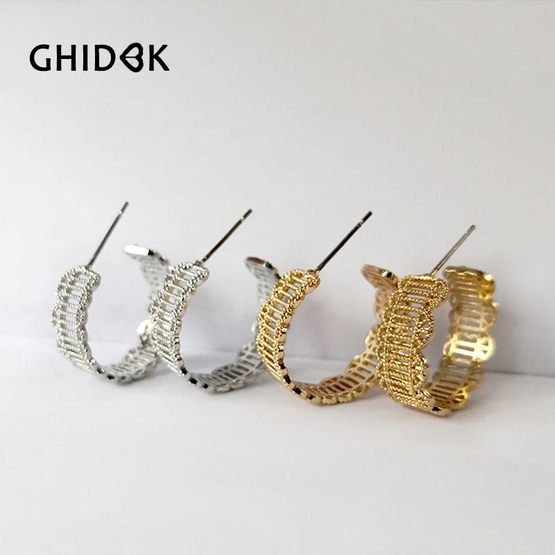 GHIDBK Personalized Square Hollow Statement Hoop Earrings Dainty Unique Design Wide Ring Earring Handmade Trendy Earring Hoops
GHIDBK Personalized Square Hollow Statement Hoop Earrings Dainty Unique Design Wide Ring Earring Handmade Trendy Earring Hoops
