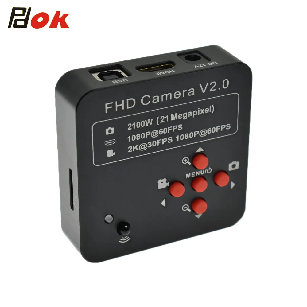 PDOK 21MP Full HD 1080P 60FPS HDMI USB Lab Digital Industrial Video Microscope Camera
PDOK 21MP Full HD 1080P 60FPS HDMI USB Lab Digital Industrial Video Microscope Camera