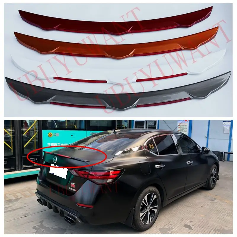 UBUYUWANT Spoiler For Nissan Sentra SYLPHY 2019 2020 High Quality ABS Plastic Spoiler Primer Color Car Tail Wing Rear Trun
UBUYUWANT Spoiler For Nissan Sentra SYLPHY 2019 2020 High Quality ABS Plastic Spoiler Primer Color Car Tail Wing Rear Trun