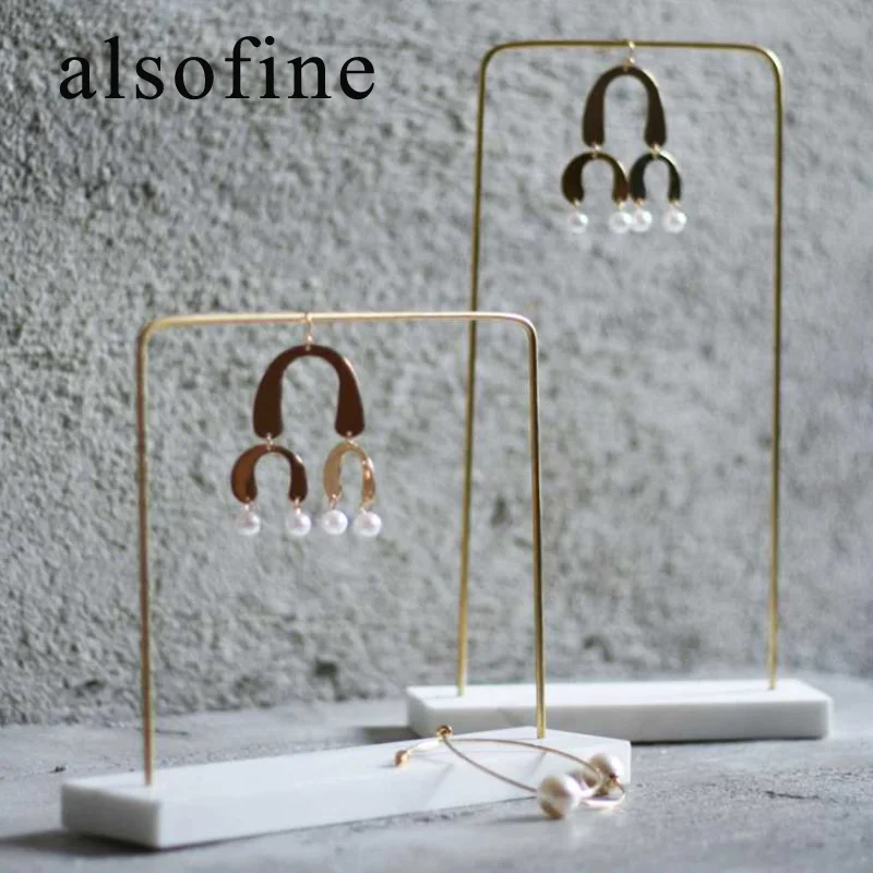 Fashion Marble Brass Jewelry Display Stand Earrings Necklace Stand Household Display Stand Necklace Storage Display Photo Props
Fashion Marble Brass Jewelry Display Stand Earrings Necklace Stand Household Display Stand Necklace Storage Display Photo Props