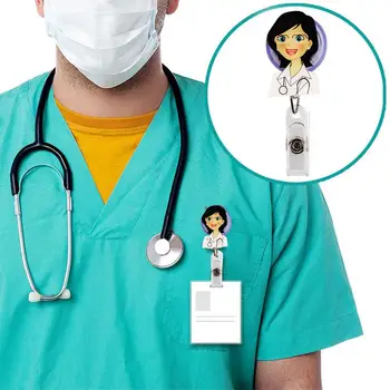 Badge Holder Stationery Office Accessories Key Document Retractable Nurse Universal Convenient Document Holder ID Exhibiton
Badge Holder Stationery Office Accessories Key Document Retractable Nurse Universal Convenient Document Holder ID Exhibiton