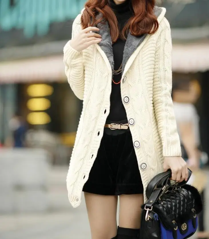 2018 Autumn And Winter New Style Linen Flower Color Button Mid-length Hooded Cardigan Brushed And Thick Warm Sweater Coat Women'
2018 Autumn And Winter New Style Linen Flower Color Button Mid-length Hooded Cardigan Brushed And Thick Warm Sweater Coat Women'
