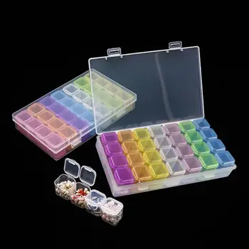 28 Grids Plastic Pill Case Storage Box Case Medicine Storage Organizer Container Case Jewelry Organizer Manicure Tool 
28 Grids Plastic Pill Case Storage Box Case Medicine Storage Organizer Container Case Jewelry Organizer Manicure Tool