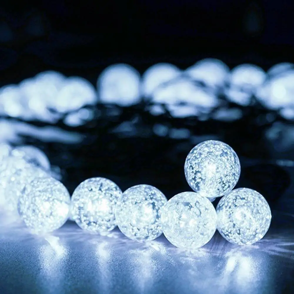 Bubble Lights Solar Landscape Lamp New Fairy String Light Crystal Ball String Lights 100LED Flash Waterproof Festival Garden
Bubble Lights Solar Landscape Lamp New Fairy String Light Crystal Ball String Lights 100LED Flash Waterproof Festival Garden