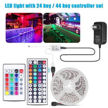 RGB LED Strip Light Flexible Waterproof Remote Control Colorful Decorative Lamp GQ
RGB LED Strip Light Flexible Waterproof Remote Control Colorful Decorative Lamp GQ