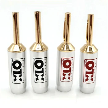 XLO banana 24K gold plated connectors Banana plug for speaker cable
XLO banana 24K gold plated connectors Banana plug for speaker cable