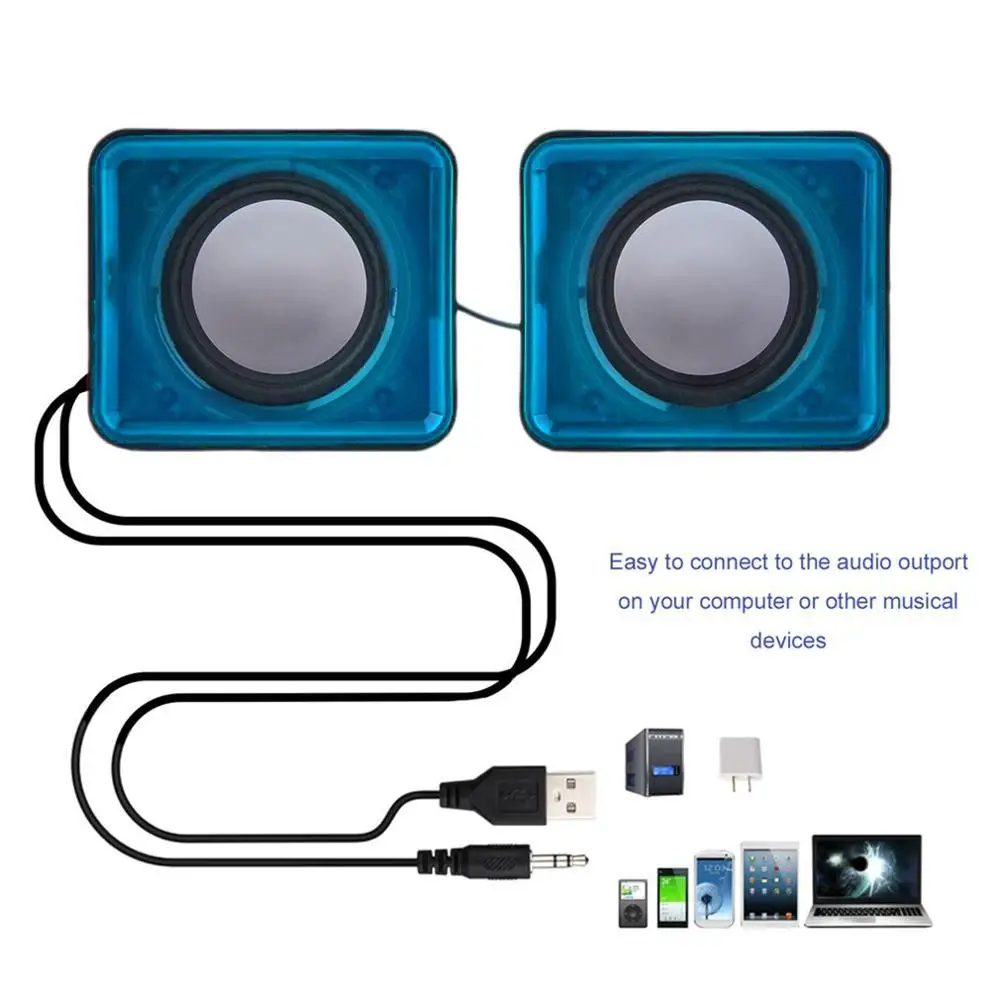 Portable USB 2.0 Multimedia Desktop Computer Notebook Mini Speaker Music Stereo Home Theater Party Speaker 3.5mm Jack
Portable USB 2.0 Multimedia Desktop Computer Notebook Mini Speaker Music Stereo Home Theater Party Speaker 3.5mm Jack