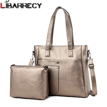 Fashion Female Messenger Bag Sheepskin Leather Shoulder Crossbody Bags for Women Tote Shopping Bag Luxury Ladies Handbags 2 Sets
Fashion Female Messenger Bag Sheepskin Leather Shoulder Crossbody Bags for Women Tote Shopping Bag Luxury Ladies Handbags 2 Sets